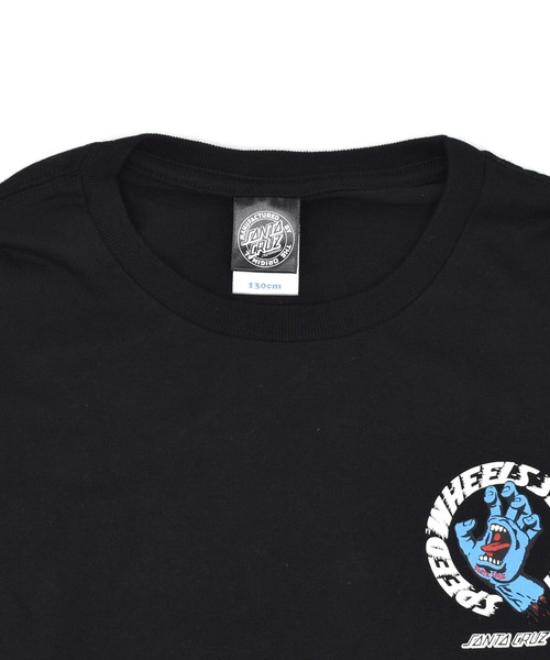 SANTA CRUZ(サンタクルーズ)の「SANTACRUZ/サンタクルーズ Scream Strip L/S T キッズ ロンT 25A603-42(Tシャツ/カットソー・キッズ・ホワイト/ブラック・140cm/150cm/160cm/130cm)」の7枚目の写真