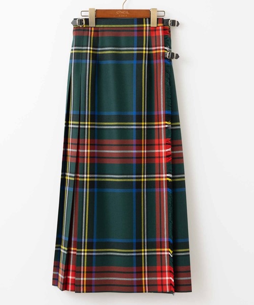 O’NEIL OF DUBLIN マキシ丈スカート 90cm Wワイドベルト O'NEIL of DUBLIN スカート OF オニールオブダブリン マキシ丈