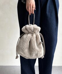 Chez toi | 巾着2WAYファーショルダー(ショルダーバッグ)