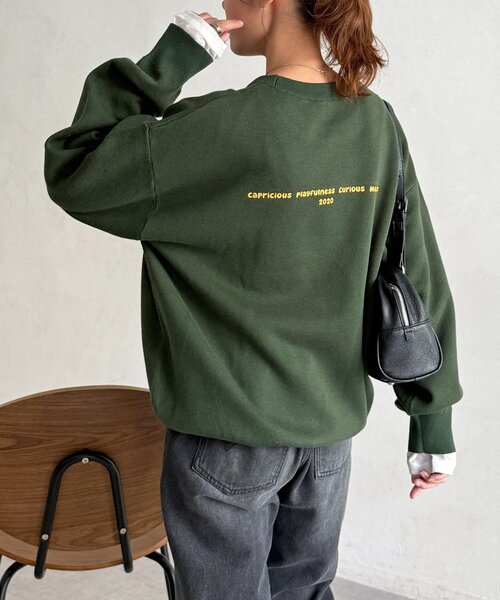 CPCM（シーピーシーエム）の「【ANYMAL】マスコットキャラスウェットライクニット（ニット/セーター・レディース・アイボリー/ブラウン/グリーン/ネイビー・MEDIUM/LARGE）」の12枚目の写真