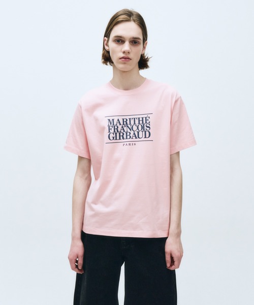 MARITHE + FRANCOIS GIRBAUD(マリテフランソワジルボー)の「CLASSIC LOGO TEE(Tシャツ/カットソー・レディース・Black/ブルー系/ヘザーグレー/Navy/White/ライトピンク・SMALL/MEDIUM/LARGE/X-LARGE)」の1枚目の写真