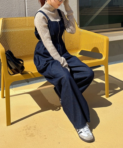 ISOOK（アイスー）の「【ISOOK / アイスー】ウォーマータートルリブセーター / 指穴 サムホール フィンガーホール リブニット ハイネック ミドル丈 ロングスリーブ 長袖 ミックスニット アイボリー チャコール ブラウン ZOZOTOWN限定（ニット/セーター・レディース・アイボリー/チャコール/ブラウン・FREE）」の10枚目の写真