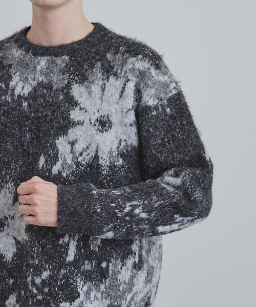 セール】アブストフラワーシャギーニットプルオーバー（ニット