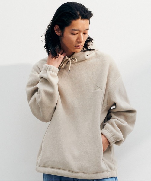 KELTY(ケルティ)の「KELTY PUFF-LEECE PARKA(パーカー・メンズ・ブラック/ベージュ/チャコール・M/L/XL)」の9枚目の写真