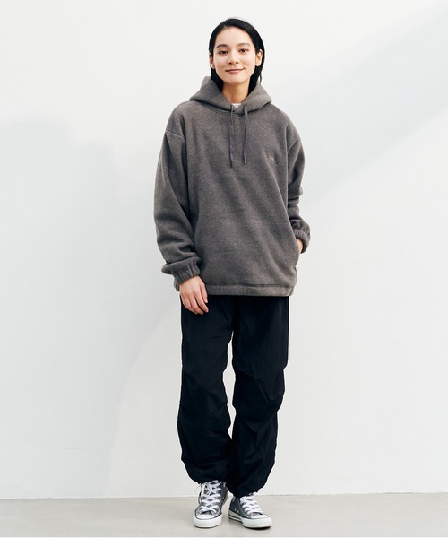 KELTY(ケルティ)の「KELTY PUFF-LEECE PARKA(パーカー・メンズ・ブラック/ベージュ/チャコール・M/L/XL)」の6枚目の写真