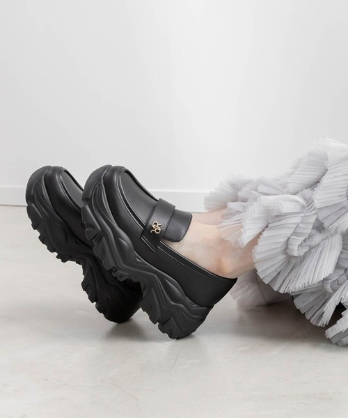 【新品】M 23.5 ボリュームソールスニーカーライクローファー　RANDA ボリュームソールスニーカーライクローファー（ローファー）｜RANDA