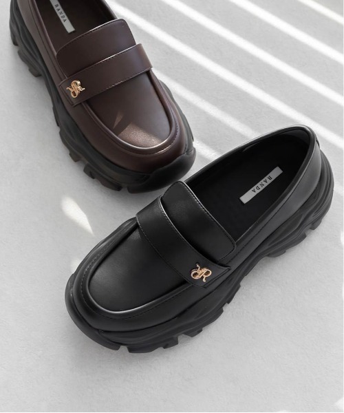 セール】ボリュームソールスニーカーライクローファー（ローファー