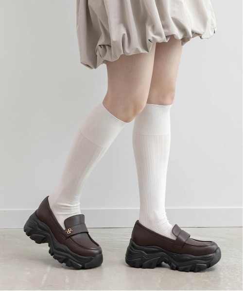 セール】ボリュームソールスニーカーライクローファー（ローファー