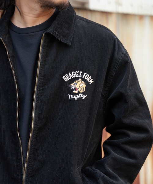 NO NEED（ノーニード）の「コーディロイジャケット（ブルゾン・メンズ・カーキ/ブラック・M/L）」の2枚目の写真