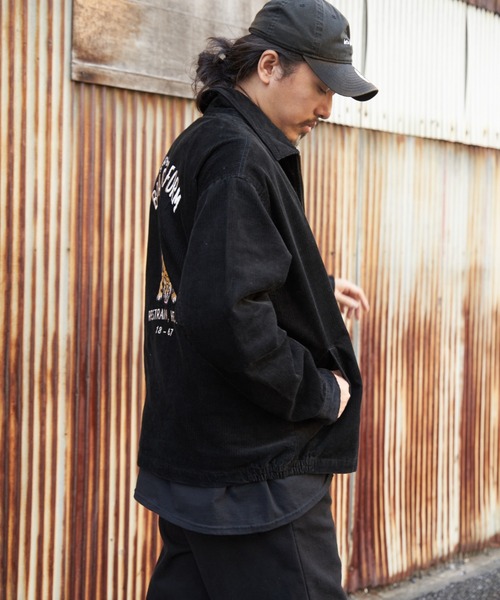 NO NEED（ノーニード）の「コーディロイジャケット（ブルゾン・メンズ・カーキ/ブラック・M/L）」の5枚目の写真