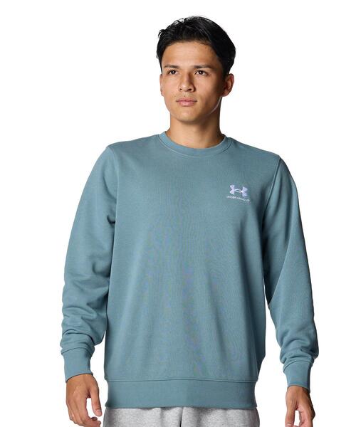 UNDER ARMOUR(アンダーアーマー)の「UAエッセンシャル テリー クルー(ライフスタイル/メンズ)(スウェット・メンズ・パープル系・S/2XL/L/XL/3XL/M)」の1枚目の写真