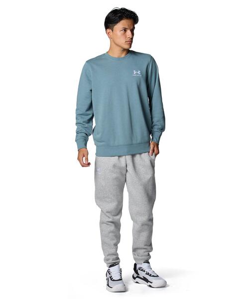 UNDER ARMOUR(アンダーアーマー)の「UAエッセンシャル テリー クルー(ライフスタイル/メンズ)(スウェット・メンズ・パープル系・S/2XL/L/XL/3XL/M)」の3枚目の写真