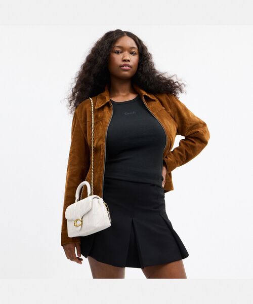 タビー トップ ハンドル バッグ・キルティング（ショルダーバッグ