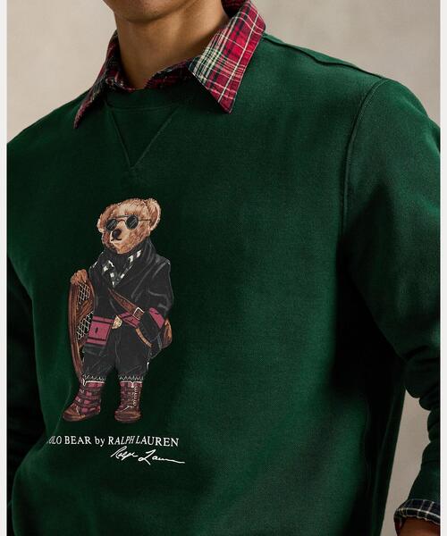 POLO RALPH LAUREN(ポロ ラルフ ローレン)の「Polo ベア フリース スウェットシャツ(スウェット・メンズ・グリーン・XS/XL/S/M/L/XXL)」の7枚目の写真