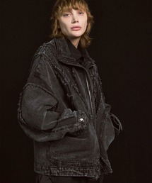 MAISON SPECIAL(]XyV)́sUNISEXtPrime-Over Denim Switching Alien Blouson/vCI[o[fj؂ւGCAu]yMAISON SPECIAL/]XyVzZbgAbvΉ(u])