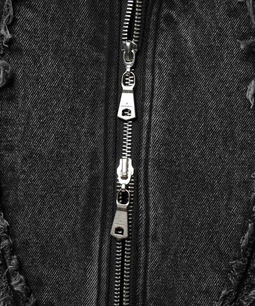 MAISON SPECIAL(メゾンスペシャル)の「《UNISEX》Prime-Over Denim Switching Alien Blouson/プライムオーバーデニム切り替えエイリアンブルゾン【MAISON SPECIAL/メゾンスペシャル】■セットアップ対応■(ブルゾン・メンズ・ブラック/ライトグレー・1/0/2)」の17枚目の写真