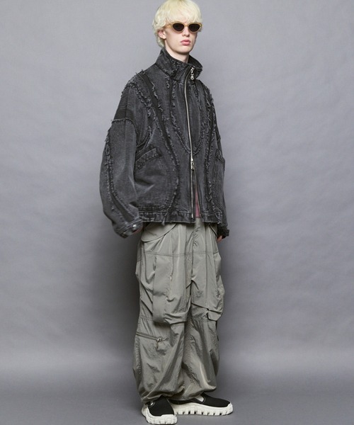 UNISEX》Prime-Over Denim Switching Alien Blouson/プライムオーバー