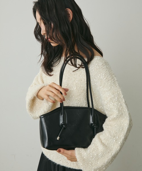 Lunea（ルネア）の「レトロエコレザーショルダーバッグ（ショルダーバッグ・レディース・ブラック/ブラウン/ホワイト・FREE）」の17枚目の写真