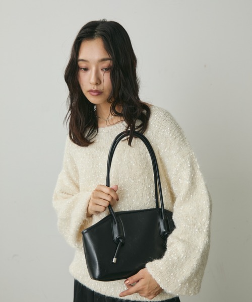 Lunea（ルネア）の「レトロエコレザーショルダーバッグ（ショルダーバッグ・レディース・ブラック/ブラウン/ホワイト・FREE）」の18枚目の写真