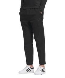 アディダス adidas プレミアム スポーツ 圧着加工 フリースウーブン アンクル丈 オープンヘム パンツ