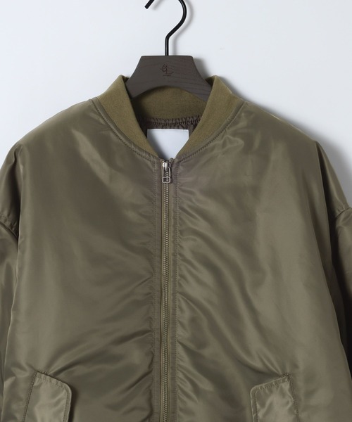 JEANASIS（ジーナシス）の「【eL】MA-1 Blouson/603842（MA-1・レディース・ネイビー/カーキ・FREE）」の15枚目の写真