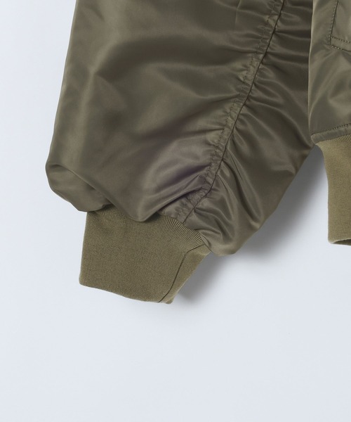 JEANASIS（ジーナシス）の「【eL】MA-1 Blouson/603842（MA-1・レディース・ネイビー/カーキ・FREE）」の17枚目の写真