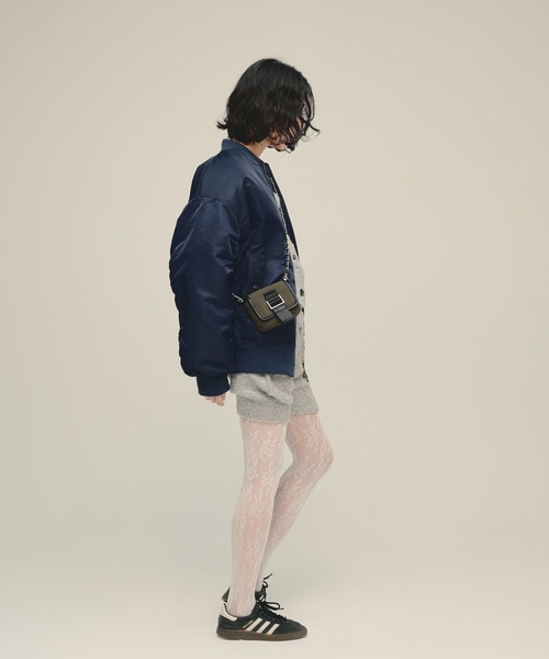 JEANASIS（ジーナシス）の「【eL】MA-1 Blouson/603842（MA-1・レディース・ネイビー/カーキ・FREE）」の10枚目の写真