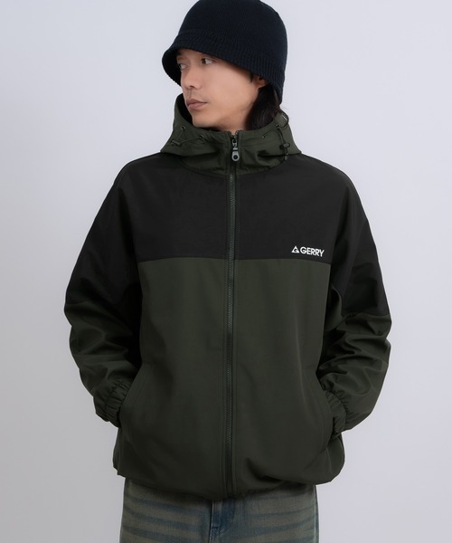 nmerry エヌメリー　5L カーキ、ブラウン　　ブラックは在庫切れです セール】【GERRY】ワンポイント マウンテンパーカー（マウンテン