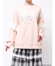 【Esther Bunny×merry jenny】ぷくぷくハート裏起毛トップス