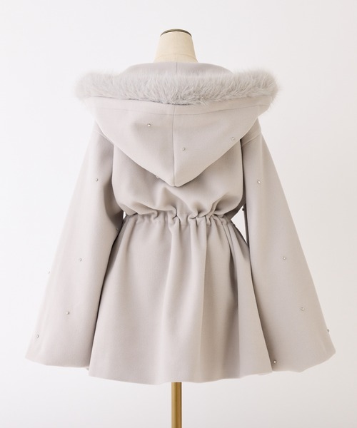 ナイスクラップ ビジュー付き女の子コート セール】ビジュー付き女の子コート（その他アウター）｜one after