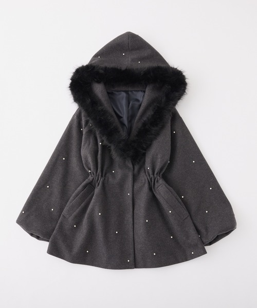 セール】【今すぐお届け可能！】ビジュー付き女の子コート（その他