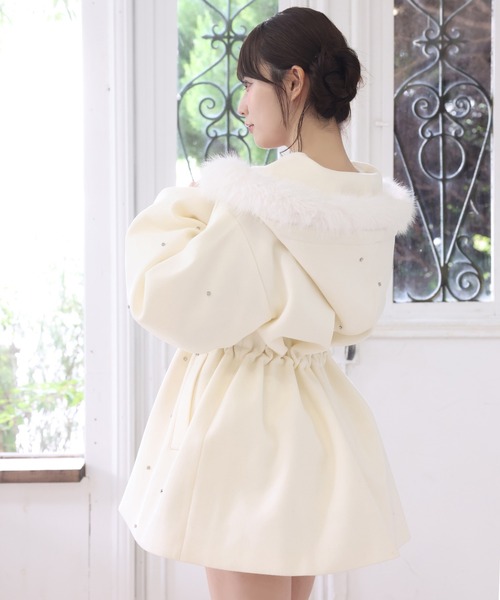 セール】【今すぐお届け可能！】ビジュー付き女の子コート（その他