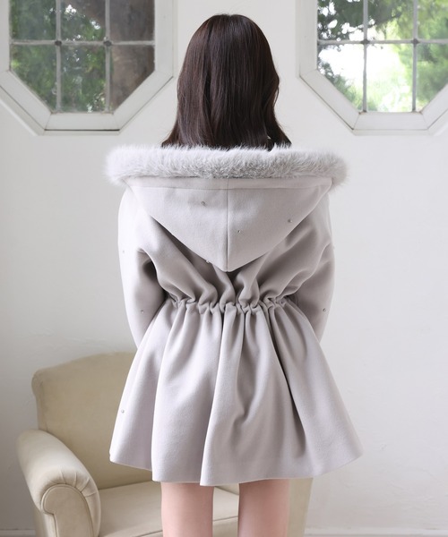 セール】【今すぐお届け可能！】ビジュー付き女の子コート（その他