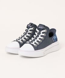 【SKECHERS】スケッチャーズ SLIP-INS:SNOOP ONE-BOSS LIFE CANVAS(スリップインズ:スヌープワン - ボス ライフ キャンバス)レースアップスニーカー 186000