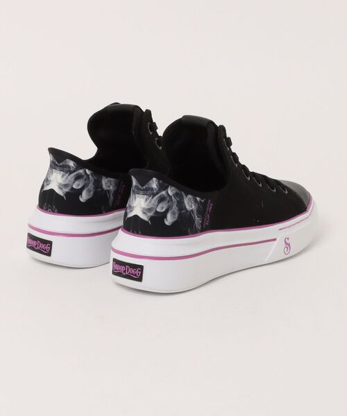 SKECHERS(スケッチャーズ)の「【SKECHERS】スケッチャーズ SLIP-INS:SNOOP ONE-BOSS LIFE CANVAS(スリップインズ:スヌープワン - ボス ライフ キャンバス)レースアップスニーカー 186000(スニーカー・レディース・ネイビー/ホワイト×ブルー/ブラック×パープル・23.0cm/23.5cm/24.0cm/24.5cm/25.0cm)」の8枚目の写真