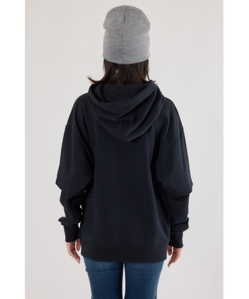 RODEO CROWNS WIDE BOWL（ロデオクラウンズワイドボウル）の「THRASHER レイヤードスウェットパーカー（パーカー・レディース・ブラック/ブルー/グレー×ホワイト・MEDIUM/LARGE）」の17枚目の写真