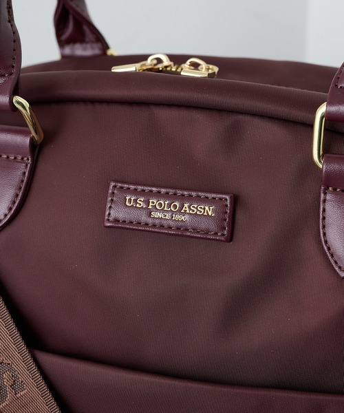 U.S. POLO ASSN.(ユーエスポロアッスン)の「【U.S. POLO ASSN.】≪別注≫ ショルダー付き 2wayナイロンボストンバッグ 大容量(ボストンバッグ・レディース・ブラウン/ブラック/カーキ・FREE)」の5枚目の写真