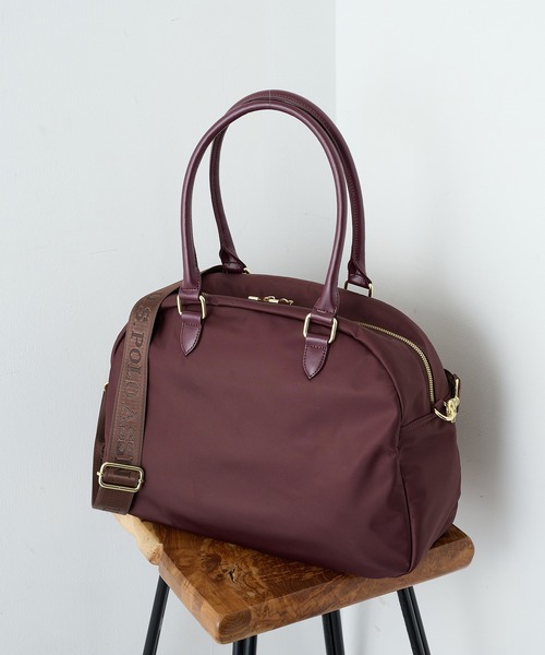 U.S. POLO ASSN.(ユーエスポロアッスン)の「【U.S. POLO ASSN.】≪別注≫ ショルダー付き 2wayナイロンボストンバッグ 大容量(ボストンバッグ・レディース・ブラウン/ブラック/カーキ・FREE)」の4枚目の写真