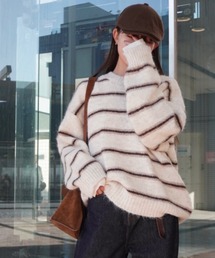 gossara | ボーダールーズニット(ニット/セーター)