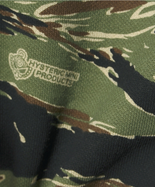 HYSTERIC MINI(ヒステリックミニ)の「TIGER STRIPE総柄フル丈スウェットパンツ(その他パンツ・キッズ・カーキ/グレー・110/100/120)」の4枚目の写真