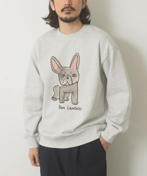 ITEMS URBANRESEARCH（アイテムズ アーバンリサーチ）の「BEN LENOVITZ Print Sweat（スウェット・メンズ・その他3/その他1/その他4/その他2・MEDIUM/LARGE）」の2枚目の写真