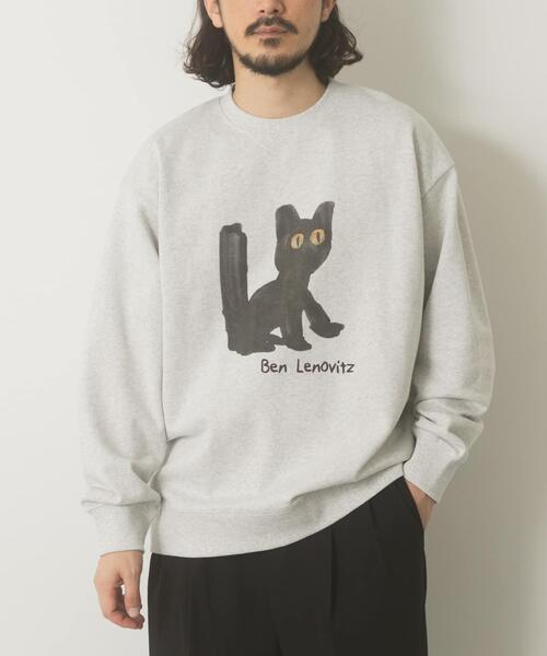 ITEMS URBANRESEARCH（アイテムズ アーバンリサーチ）の「BEN LENOVITZ Print Sweat（スウェット・メンズ・その他3/その他1/その他4/その他2・MEDIUM/LARGE）」の4枚目の写真