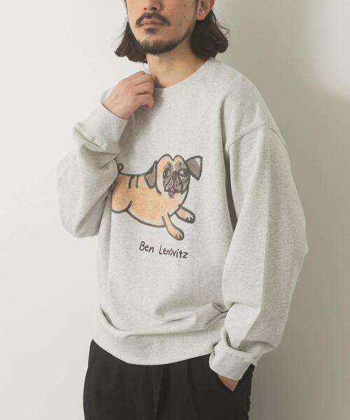 ITEMS URBANRESEARCH（アイテムズ アーバンリサーチ）の「BEN LENOVITZ Print Sweat（スウェット・メンズ・その他3/その他1/その他4/その他2・MEDIUM/LARGE）」の14枚目の写真