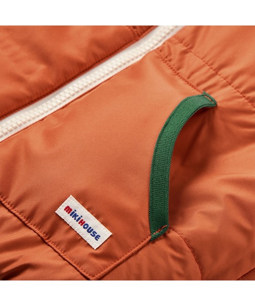 MIKI HOUSE（ミキハウス）の「【WEB限定】リバーシブルベスト（ベスト・キッズ・レッド/グリーン/パープル/ブラック/サックスブルー・80ｃｍ/90cm/100cm/110cm/120cm/130cm/140cm/150cm）」の9枚目の写真