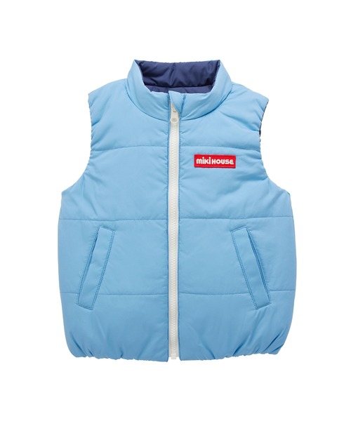 新品 ミキハウス ジャンパー ジャケット リバーシブル ベスト 120 WEB限定】リバーシブルベスト（ベスト）｜MIKI HOUSE（ミキハウス）の