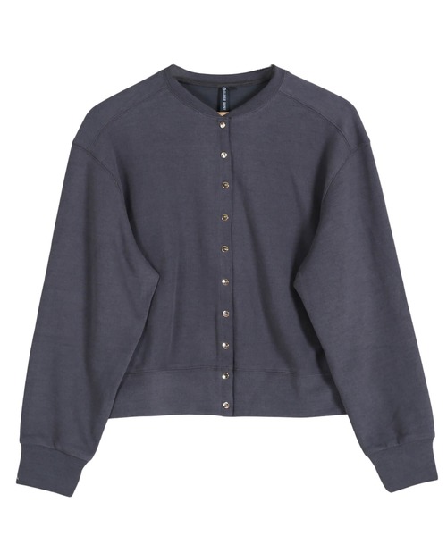 CLOVER DEPOT(クローバーデポ)の「ショート丈カーディガン(CLOVER DEPOT)(カーディガン/ボレロ・レディース・ブラック/ベージュ/チャコールグレー・L/M)」の10枚目の写真
