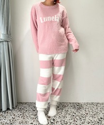 未使用タグ付　メゾピアノ ボーダールームウェアセット M 130-140 ピンク Barbie／クロップドパーカ(S(140cm) ピンク): ジュニア - ナルミヤ