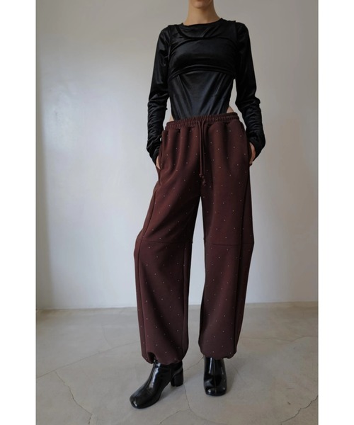 TRUNC（トランクエイティーエイト）の「Velour 2way Body Suits（Tシャツ/カットソー・レディース・ブラック/ブラウン・FREE）」の16枚目の写真