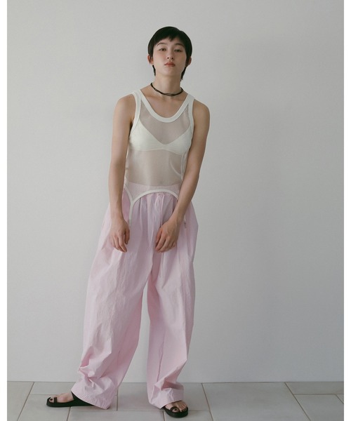 anuke（アンヌーク）の「Vintage Mesh Tanktop（Tシャツ/カットソー
