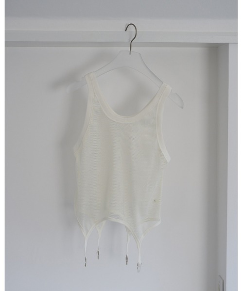anuke（アンヌーク）の「Vintage Mesh Tanktop（Tシャツ/カットソー